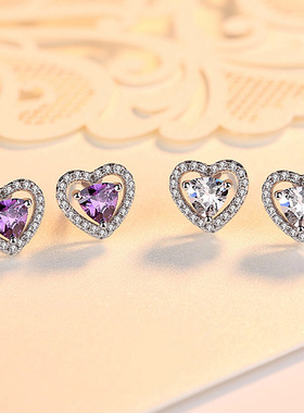 心形项链S925银饰吊坠女短款手链