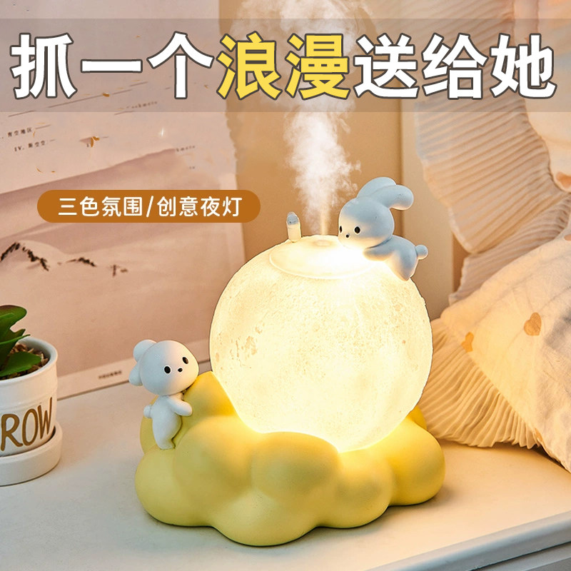 生日礼物女生七夕情人节送女友朋友给闺蜜实用的小众高级感加湿器