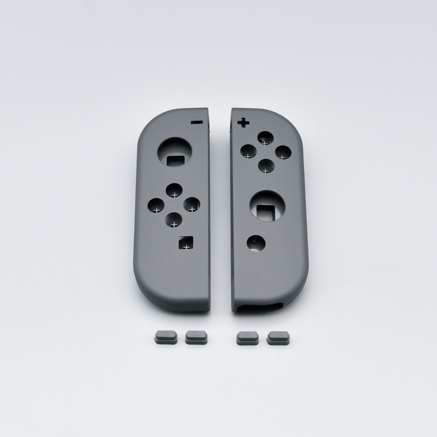 适用switch NS手柄壳 joycon左右替换壳 透明动森红蓝喷射3 灰色 - 图2