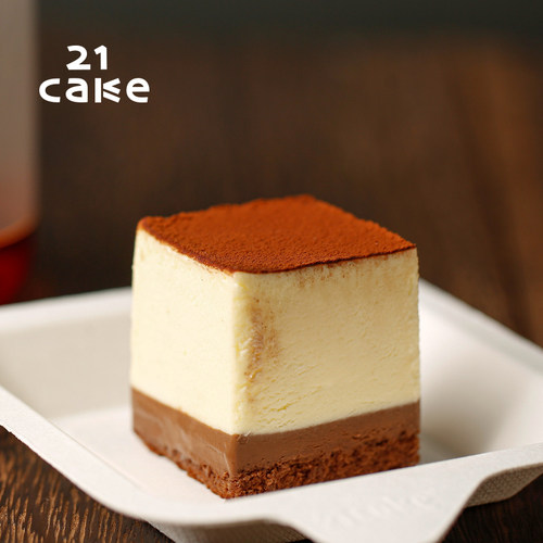 21cake黑白巧克力慕斯生日蛋糕七夕情人节送礼动物奶油同城配送 - 图3