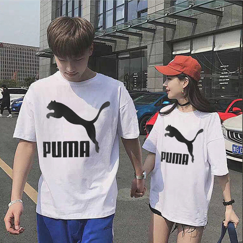 puma彪馬短袖男女2019夏季新款大logo情侶T恤運動休閒透氣上衣