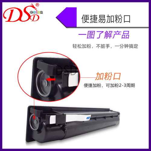 适用东芝T-FC415C粉盒e-STUDIO 2010AC碳粉2510AC 2515AC 3015AC墨盒3515 4515 5015AC 2110AC复印机进口墨粉 - 图2