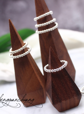 极细戒指S925纯银简约小众男女