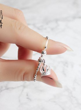 原创纯银女S925S990足银吊坠手工