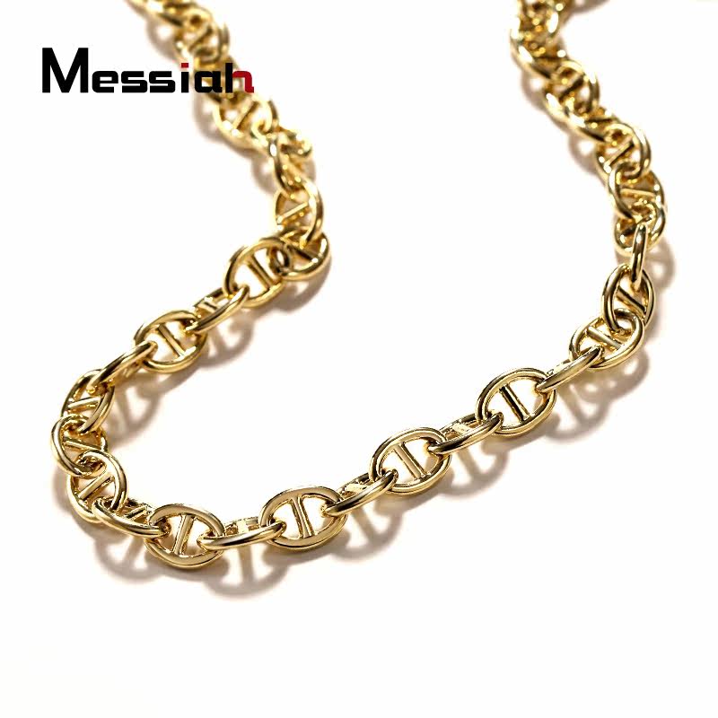 时尚夸张大金链子2020新款女锁骨链 米赛亚项链