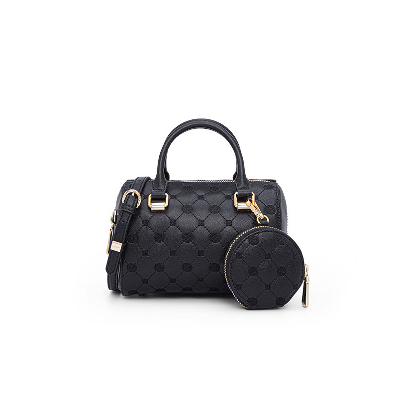 红谷2021新款潮流波士顿包麻将包 庭满箱包女士包袋