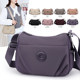 Lightweight Nylon Multi-Pocket Dumpling Crossbody Bag