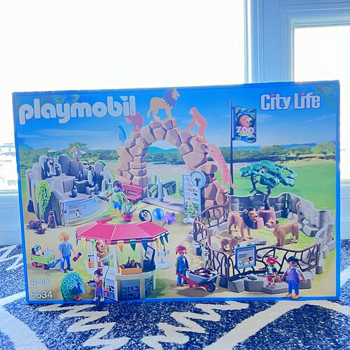 playmobil摩比世界德国儿童玩具仿真野生动物园套装 狮子老虎大象 - 图0