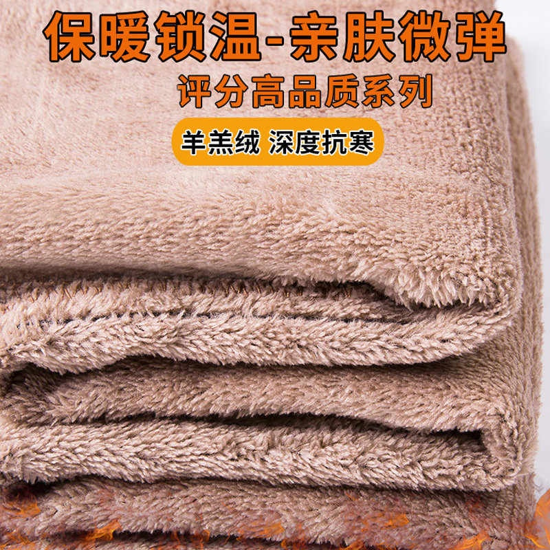 秋冬季加绒裤男士外穿棉裤长裤子 特尼雷森休闲裤