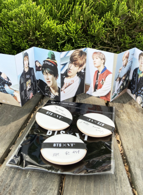 韩国VT粉扑卡BTS应援周边卡片