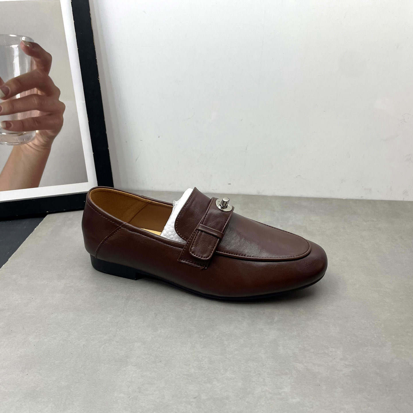 2026春季新款乐福鞋英伦风一脚蹬平底防滑软底小皮鞋时尚女单鞋,淘宝优惠券,粉丝福利购,淘宝优惠卷