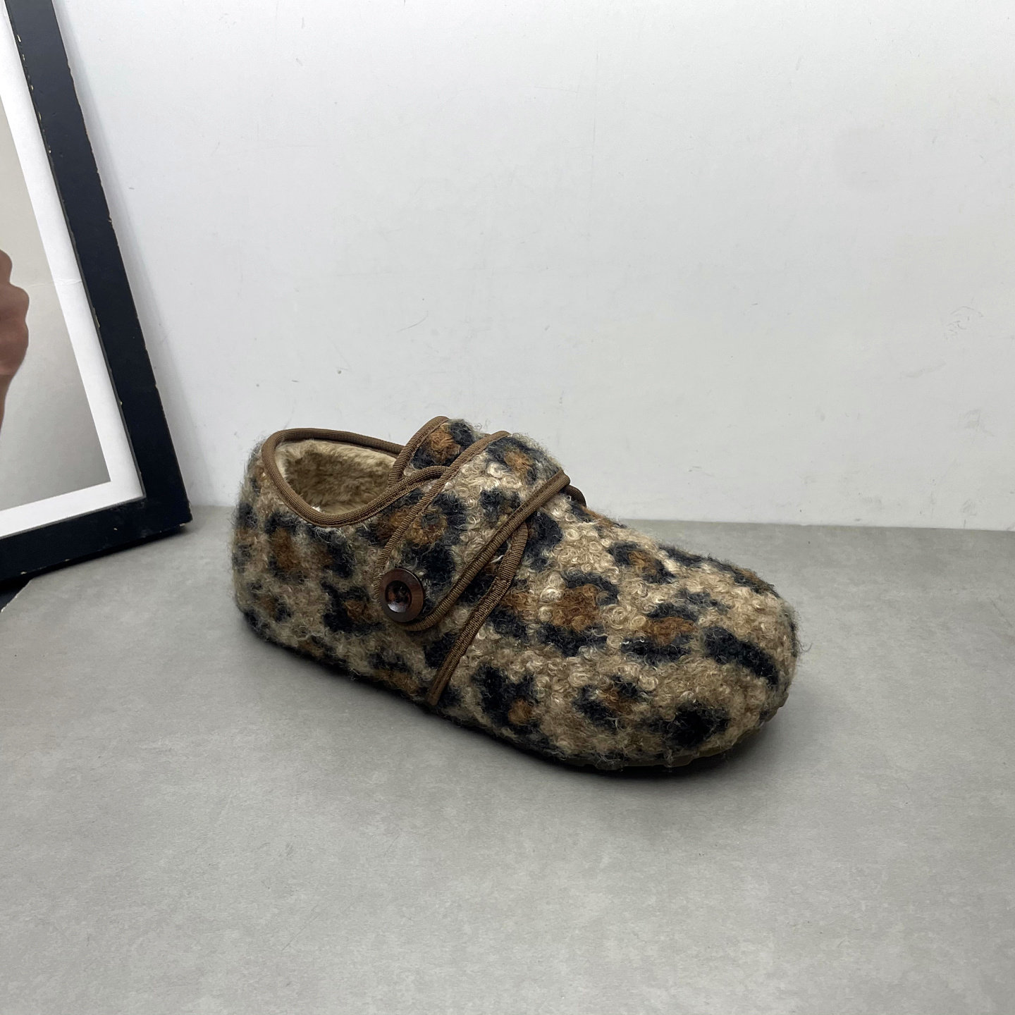 2025冬季新款圆头深口魔术贴平底防滑加绒保暖豆豆鞋勃肯鞋女棉鞋,淘宝优惠券,粉丝福利购,淘宝优惠卷