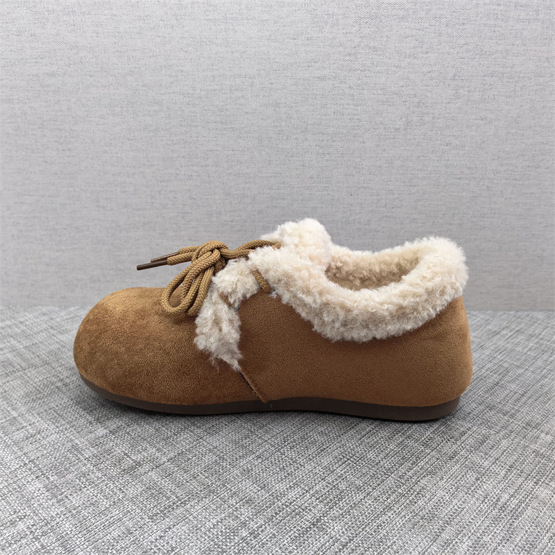 断码清仓处理2025冬季新款系带加绒保暖平底防滑勃肯鞋休闲女棉鞋,淘宝优惠券,粉丝福利购,淘宝优惠卷