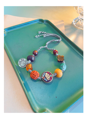 复古尼泊尔编织古风手链女