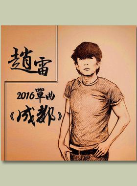 赵雷专辑封面海报民谣歌手雷子音乐周边定制宿舍墙面贴卧室装饰画