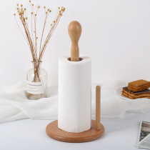 Day Department Creative Grocery Kitchen Dining Room Beech Wood Paper Towel Rack Solid Wood Roll Paper Rack Tissue Box Custom LOGO