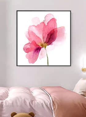 儿童房装饰画房间单联卡通壁画卧室床头挂画沙发背景画芭蕾舞女孩