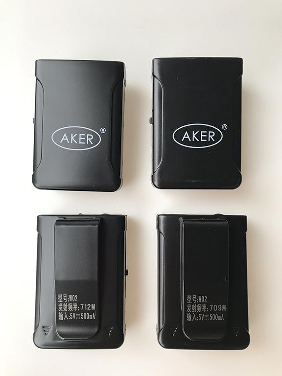 AKER/爱课无线扩音器头戴麦发射盒话筒MR2500W/AK77W/AK78W/AK89W