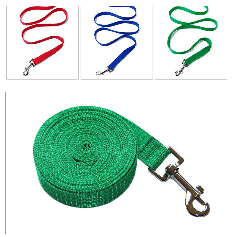 Long Tow Rope Nylon Dog Leashes 3 Colors 1.5M 1.8M 3M 4.5M 6 - 图0