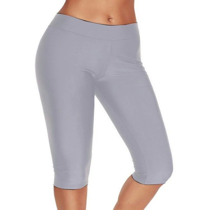 Breathable Push Up Leggins Women Calf Pants Capris Summer Sp - 图3