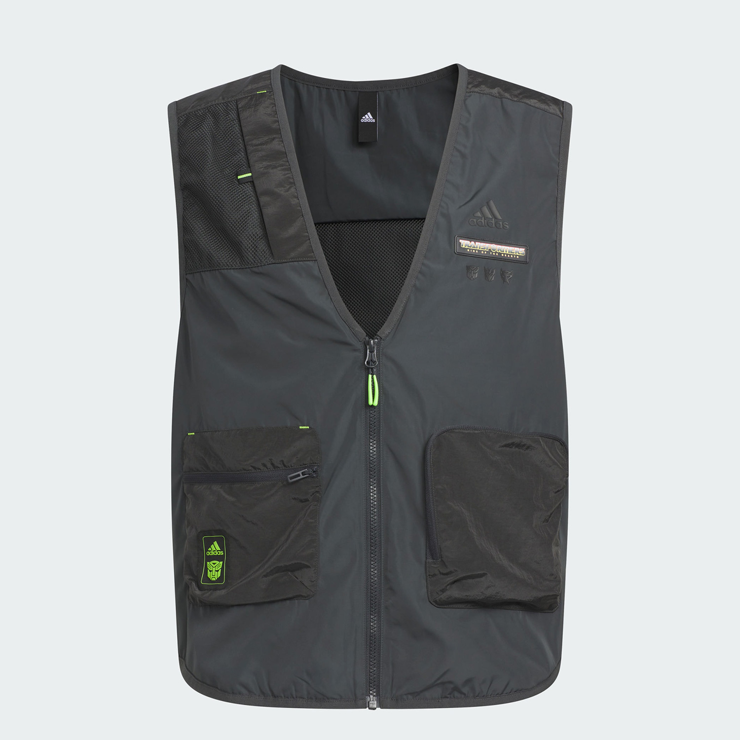 Adidas/阿迪达斯正品 VEST变形金刚男子运动休闲马甲IK3492 - 图2