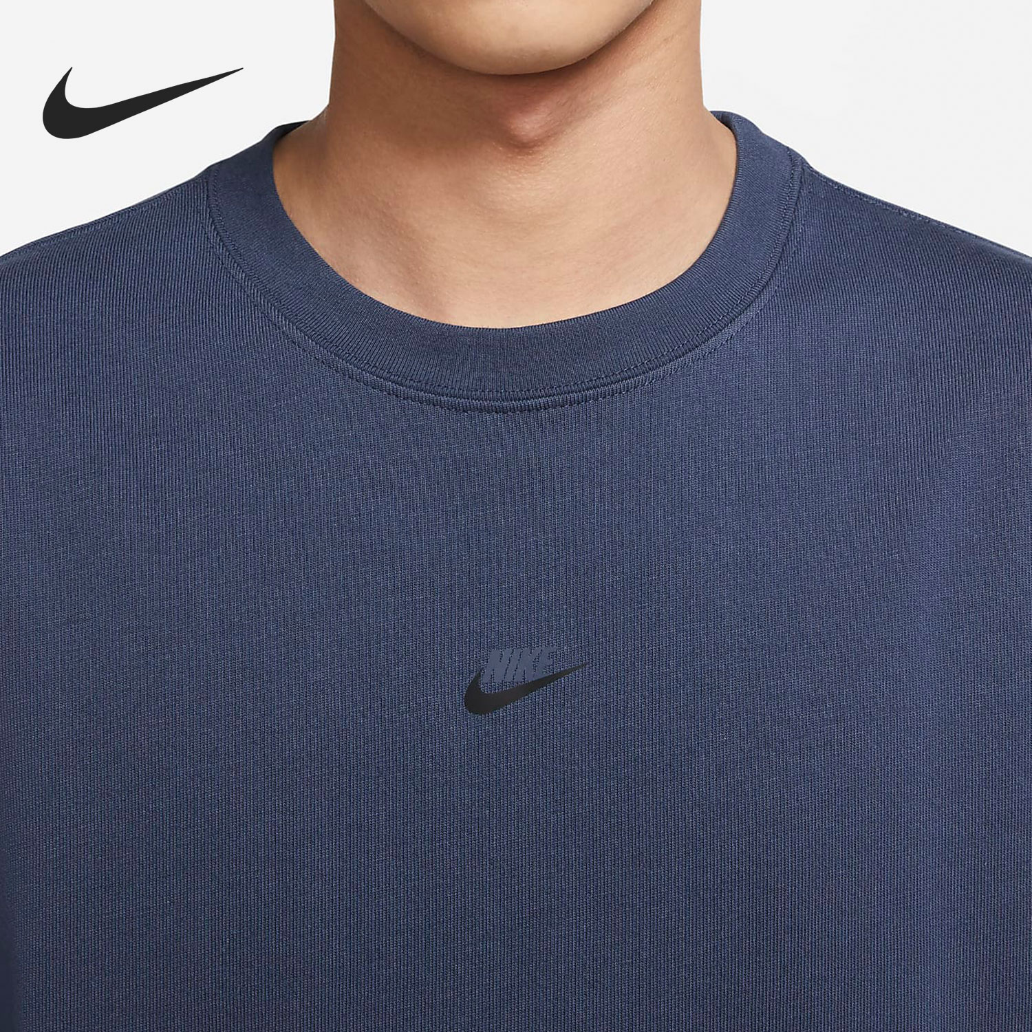 Nike/耐克正品夏季新款男子简约款运动宽松休闲短袖T恤DD7019-437-图1