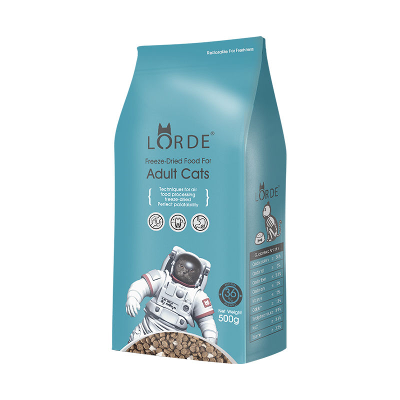 LORDE里兜猫粮天然成年猫粮全猫类冻干猫粮贵族进口鳕鱼500g优惠券