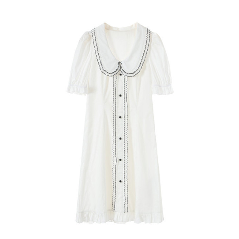 超仙泡泡袖气质2020夏季新款连衣裙 monie服饰连衣裙