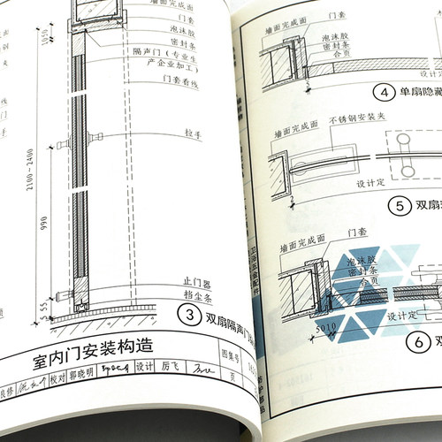 国家建筑标准设计图集16J502-1/2/3/4内装修细部构造四本全套  墙面装修 室内吊顶楼（地）面装修  替代J502-1~3(2003年合订本) - 图2