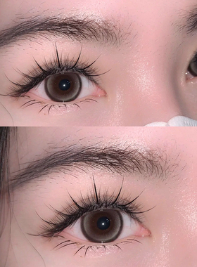 硬梗肿眼泡双眼皮cos眼睫毛