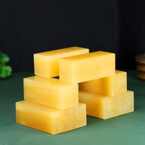 (Yellow Jade Brick 8 blocks) Kitchen Toilet Northwest Defends Supplies Natural Rice Yellow Jade Quad Cubes Pendulum