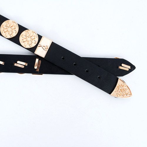 汉服腰带女腰封古风款腰封男古装金属配饰圆领古代革带手工原创带 - 图2