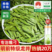 Zhengshan Di Longjing Tea 2023 New tea Tite Class Zhengzong Hangzhou Ming Former Longjing Intense Aroma Type Green Tea 500g