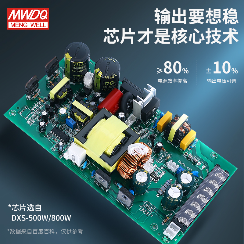 明伟数显可调24v电源500w20a直流1000w0-12v24v36v48v60v充锂电-图2