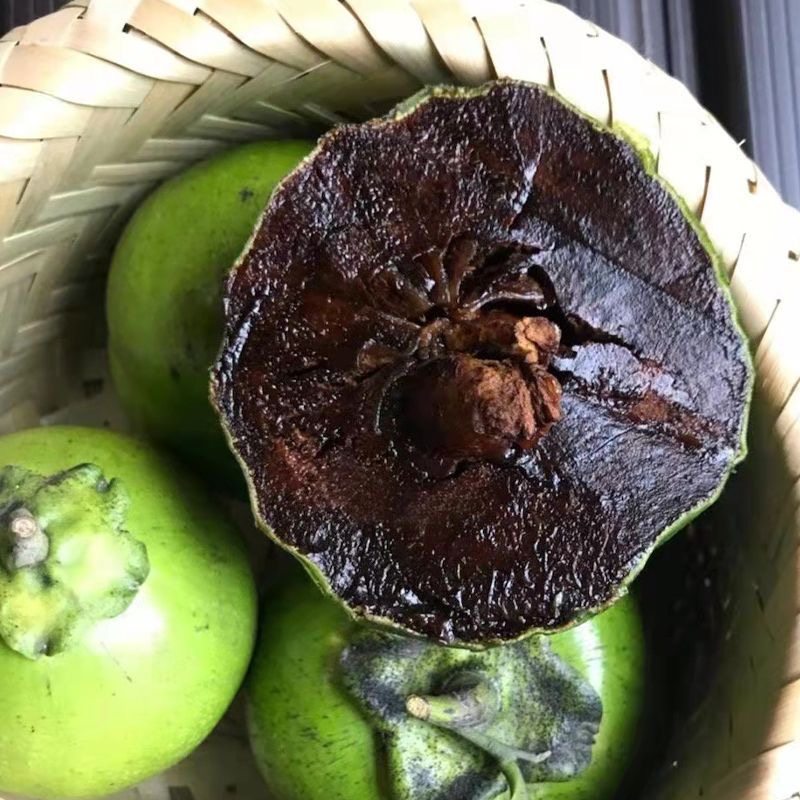 新鲜现摘巧克力布丁果黑柿子冰淇淋黑柿不常见稀有水果黑肉柿子甜,淘宝优惠券,粉丝福利购,淘宝优惠卷