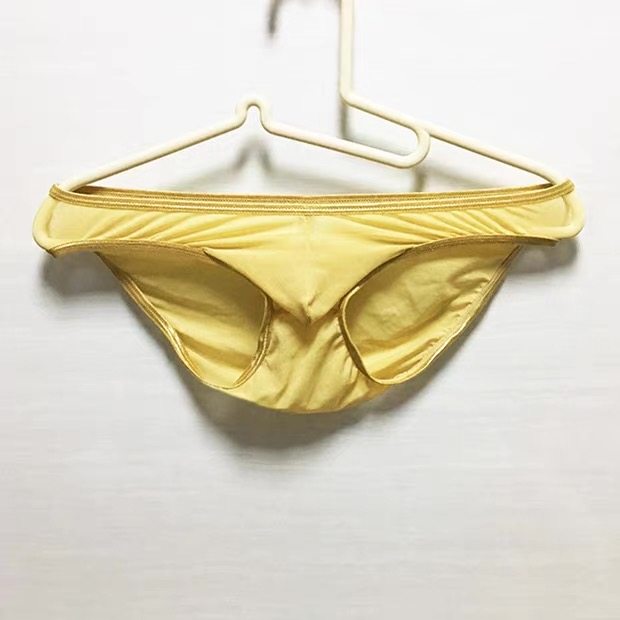 男士性感内裤全透明性感新潮低腰三角裤细网纱轻柔超薄单层金色边,淘宝优惠券,粉丝福利购,淘宝优惠卷
