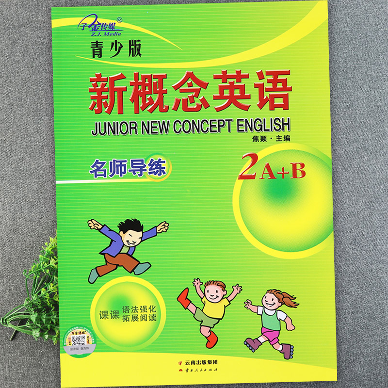 合订新概念英语青少版名师导练123ab子金新概念青少版课课语法强化拓展阅读训练新概念青少版1a1b2a2b3a3b同步默写一课一练练习册 - 图1