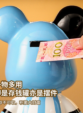 暴力熊摆件轻奢高档客厅酒柜电视柜斗柜服装店直播间感装饰品