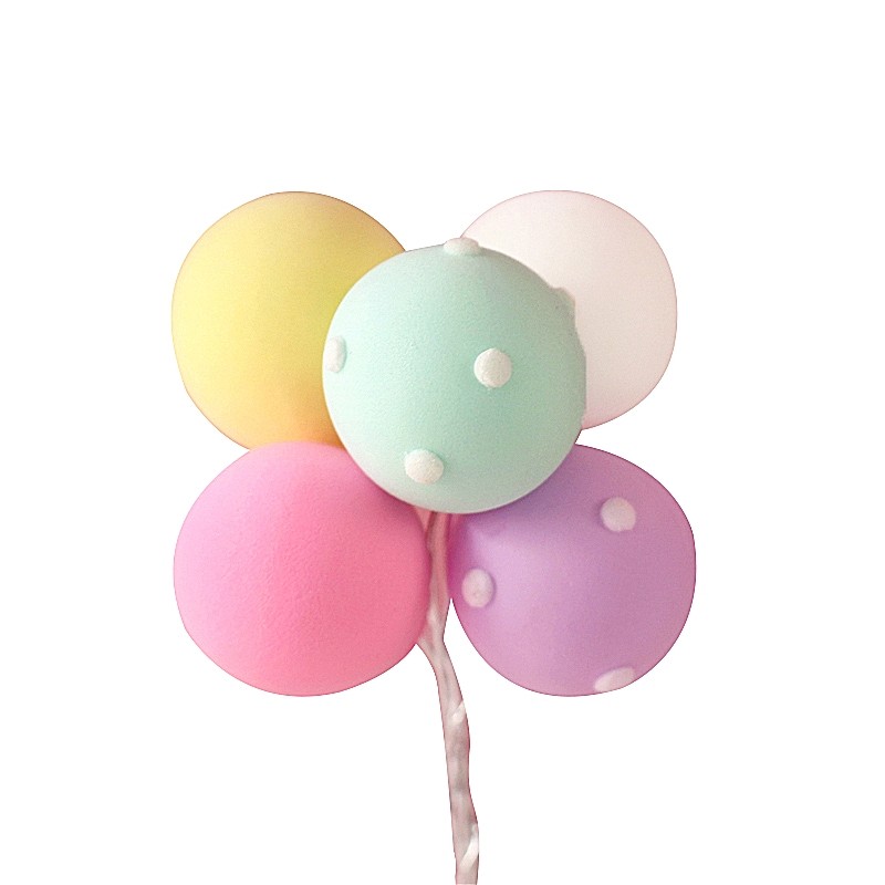 烘焙蛋糕装饰 气球串 黏土气球 生日蛋糕插牌插件派对装扮,淘宝优惠券,粉丝福利购,淘宝优惠卷