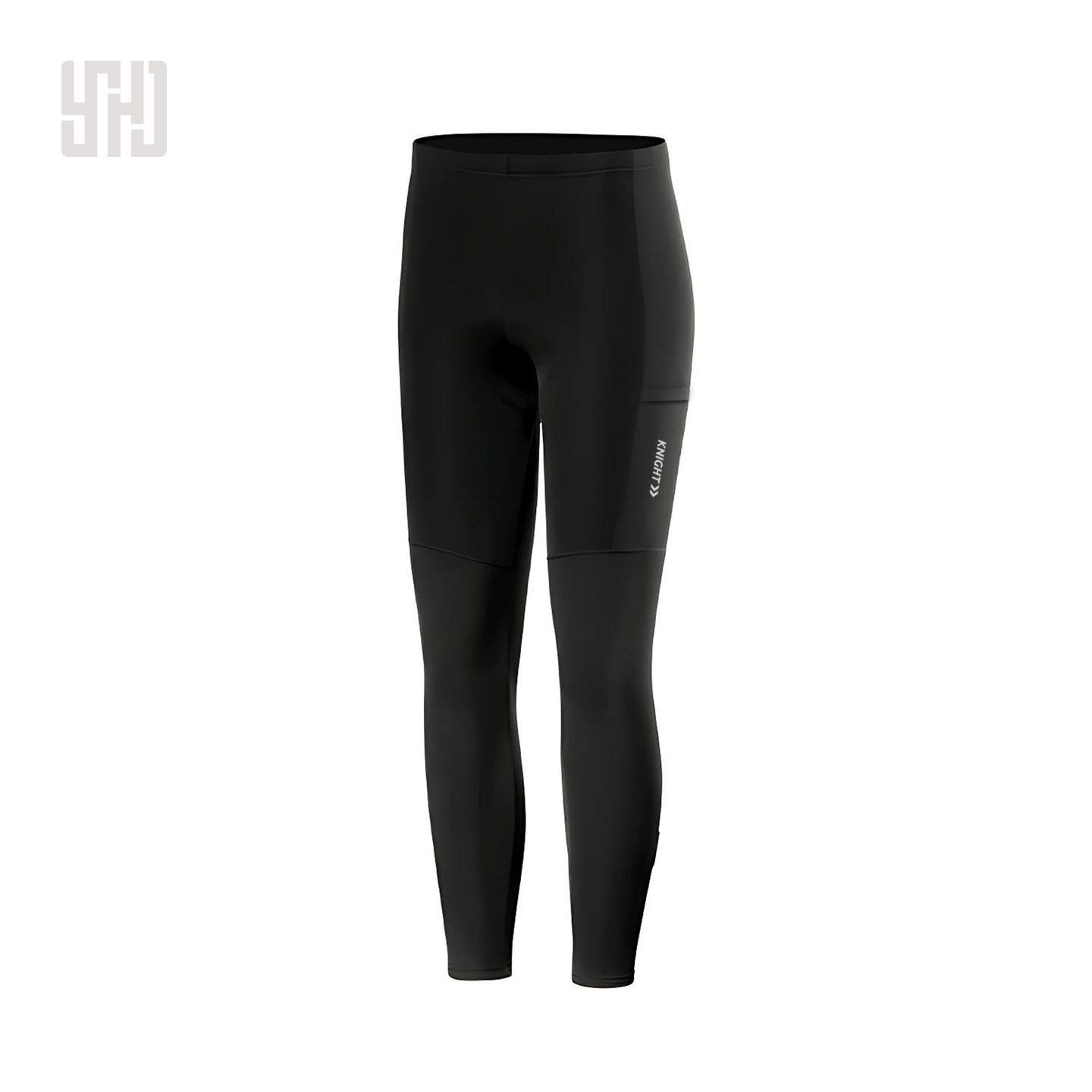 Large size men's thickened silicone cushion quick-drying cycling pants