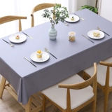 Pure -colored Tablecloth Водонепроницаемое масла -надежный горячий PVC Desk