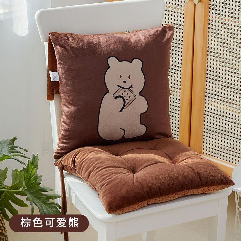 一体办公室久坐椅子凳子座椅垫靠垫 怡沁园椅垫