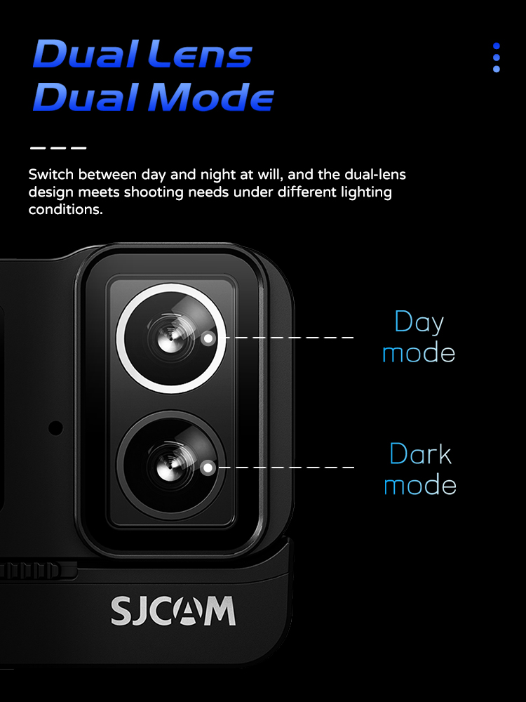 SJCAM SJ20 Dual Lens 4K Action Camera Waterproof 5G WiFi - 图1