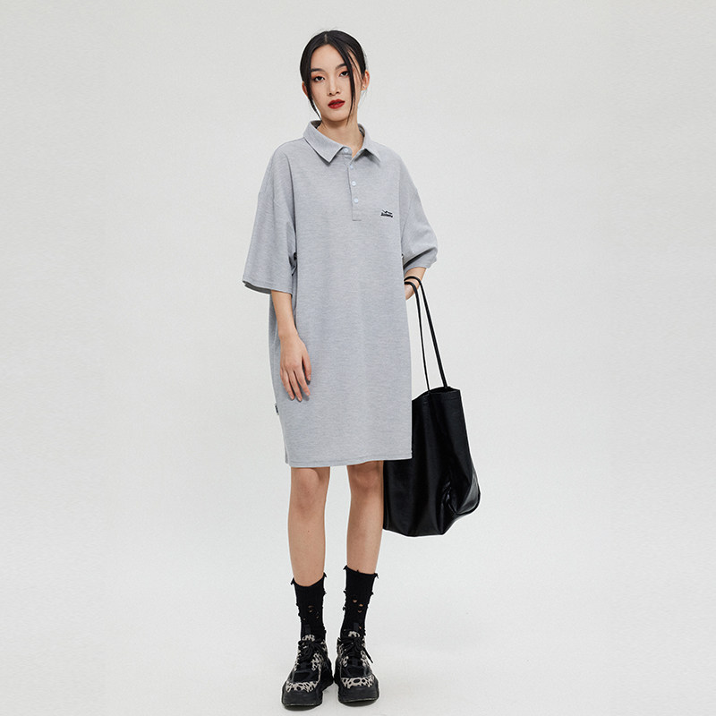 zuobeika潮牌黑色女夏休闲连衣裙 佐贝卡连衣裙