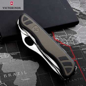 Victorinox Swiss Army Knife 111mm Swiss Officer's Knife 0.8461.MWCH Non-slip handle outdoor camping knife Sergeant's Knife