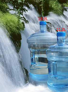 带龙头桶装水桶7.5升纯净矿泉水桶18.9升饮水机水桶台式支架水嘴