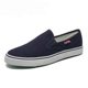 Shanghai pull-back deck shoes ຜູ້ຊາຍແລະແມ່ຍິງເກີບ canvas pull-back ກວມເອົາຕີນ breathable ສີດໍາແລະສີຟ້າເກີບເຮັດວຽກ workwear lazy shoes wj-3