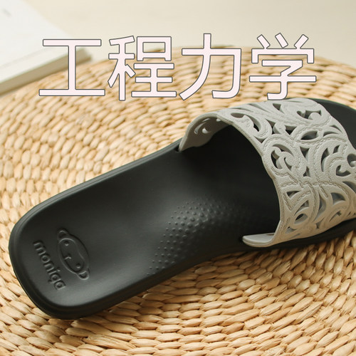 Moniga原装进口女拖鞋夏季休闲时尚透气防臭轻盈炸街时尚百搭凉拖 - 图0