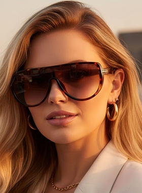 飞行员大框防晒网红街拍太阳镜