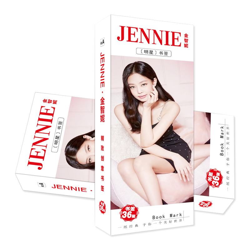 金智妮 Jennie 书签卡片高清写真周边礼品照片书卡文具礼品应援 - 图0